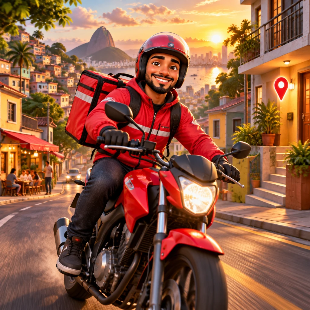 Motorcycle Courier Race
